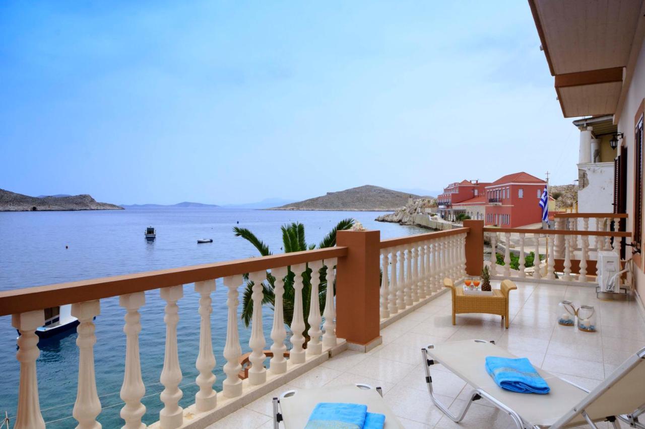 Villa Skiadeni Chalki Town Exterior foto